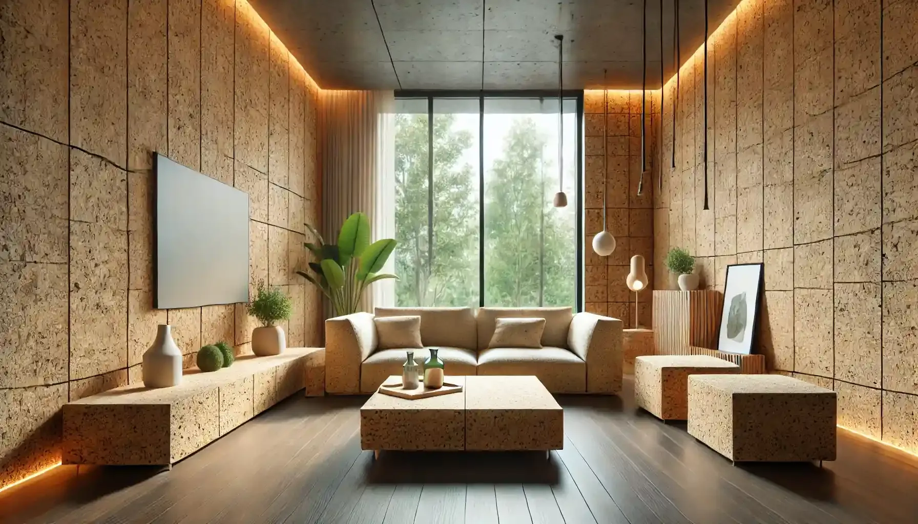 Granuli di sughero per design ecologico