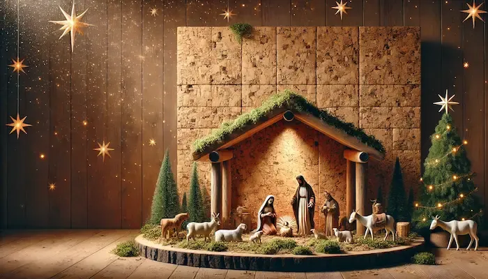 Pannelli per presepe in sughero