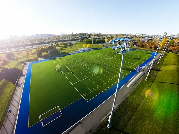 Sughero granulare per intaso campi sportivi - Campo da rugby