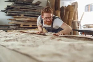 meubles écologiques en liège - travailleur