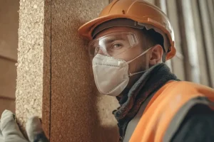 isolation thermique et acoustique en liège - ouvrier