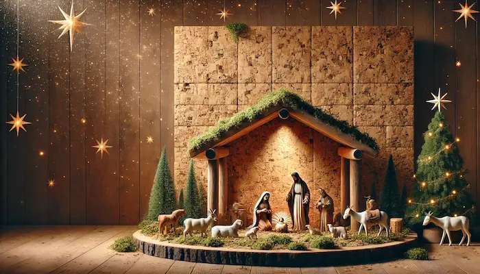 Pannelli per presepe in sughero